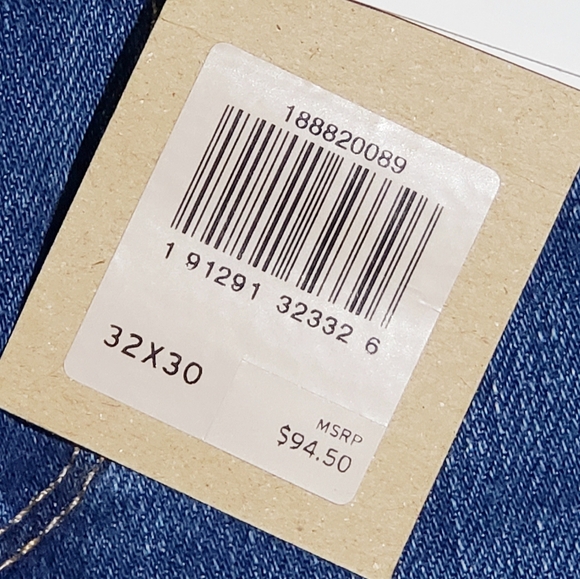 Levis 721 High Rise Skinny Womens Jeans 32x30 Pac Heights Patch Work NWT - Picture 7 of 12